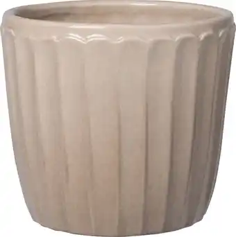 Intratuin Intratuin bloempot Vajen beige D 15 H 13 cm aanbieding