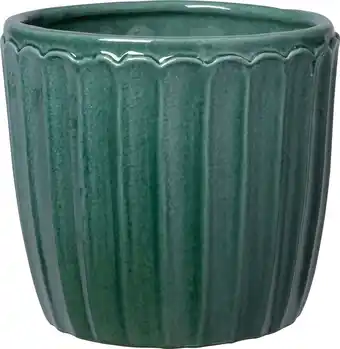 Intratuin Intratuin bloempot Vajen groen D 17 H 15 cm aanbieding