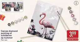 ALDI Canvas diamond painting of schilderen op nummer aanbieding