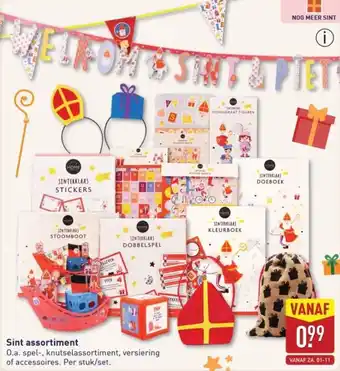 ALDI Sint assortiment aanbieding