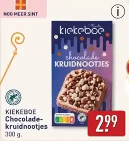 ALDI Kiekeboe Chocoladekruidnootjes aanbieding