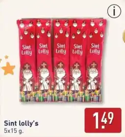 ALDI Sint lolly's aanbieding