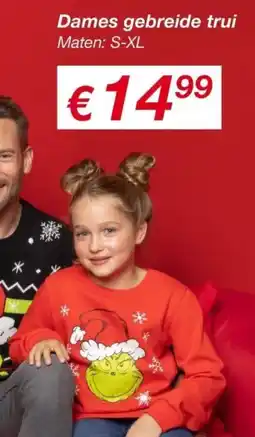 Kik Dames gebreide trui aanbieding