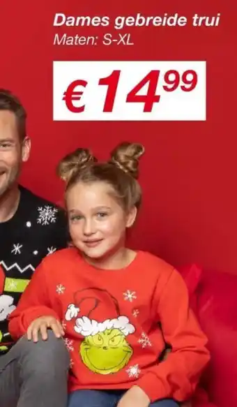 Kik Dames gebreide trui aanbieding