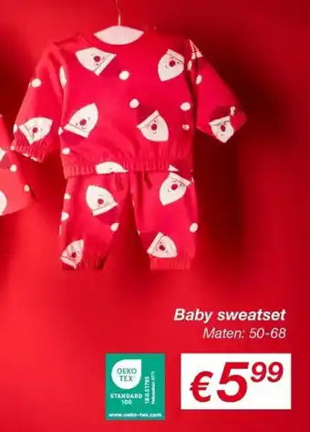 Kik Baby sweatset aanbieding