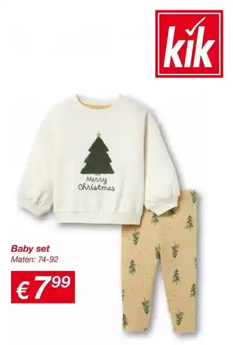 Kik Baby set aanbieding