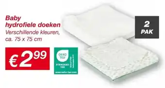 Kik Baby hydrofiele doeken aanbieding