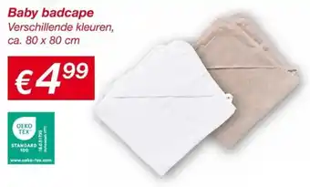 Kik Baby badcape aanbieding