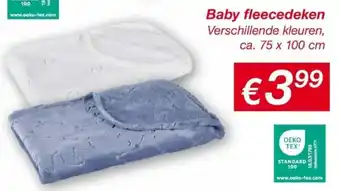 Kik Baby fleecedeken aanbieding