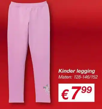 Kik Kinder legging aanbieding