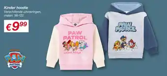Kik Kinder hoodie aanbieding