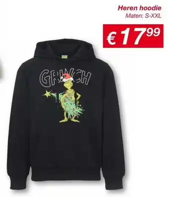 Kik Heren hoodie aanbieding