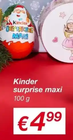 Kik Kinder surprise maxi aanbieding