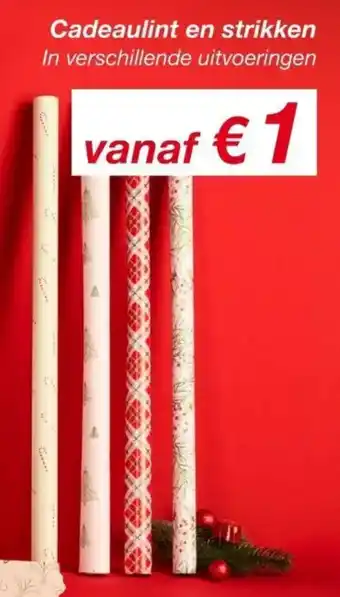 Kik Cadeaulint en strikken aanbieding