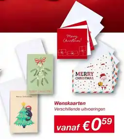 Kik Wenskaarten aanbieding