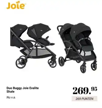 Van Asten BabySuperstore Duo Buggy Joie Evalite Shale aanbieding