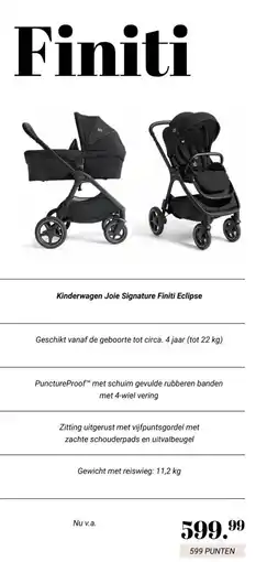 Van Asten BabySuperstore Kinderwagen Joie Signature Finiti Eclipse aanbieding