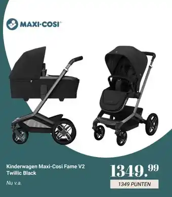 Van Asten BabySuperstore Kinderwagen Maxi-Cosi Fame V2 Twillic Black aanbieding