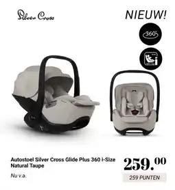 Van Asten BabySuperstore Autostoel Silver Cross Glide Plus 360 i-Size Natural Taupe aanbieding