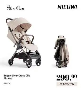 Van Asten BabySuperstore Buggy Silver Cross Clic Almond aanbieding