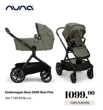 Van Asten BabySuperstore Kinderwagen Nuna DEMI Next Pine aanbieding