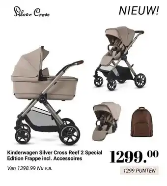 Van Asten BabySuperstore Kinderwagen Silver Cross Reef 2 Special Edition Frappe incl. Accessoires aanbieding