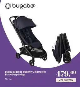 Van Asten BabySuperstore Buggy Bugaboo Butterfly 2 Compleet Black/Deep Indigo aanbieding