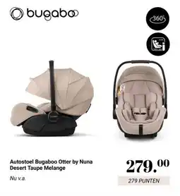 Van Asten BabySuperstore Autostoel Bugaboo Otter by Nuna Desert Taupe Melange aanbieding