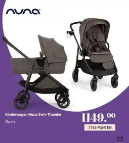 Van Asten BabySuperstore Kinderwagen Nuna Swiv Thunder aanbieding