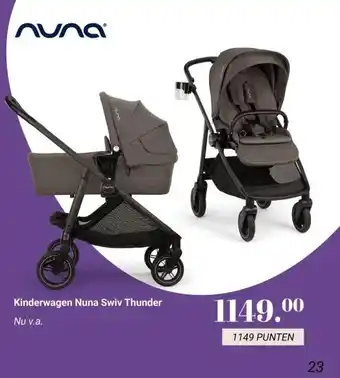 Van Asten BabySuperstore Kinderwagen Nuna Swiv Thunder aanbieding