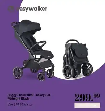 Van Asten BabySuperstore Buggy Easywalker Jackey2 XL Midnight Black aanbieding