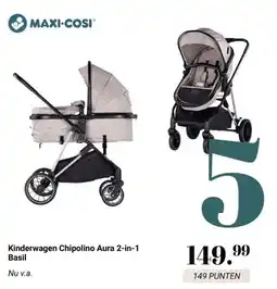 Van Asten BabySuperstore Kinderwagen Chipolino Aura 2-in-1 Basil aanbieding