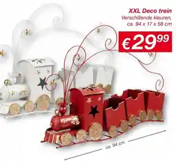 Kik XXL Deco trein aanbieding