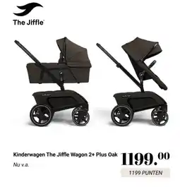 Van Asten BabySuperstore Kinderwagen The Jiffle Wagon 2+ Plus Oak aanbieding