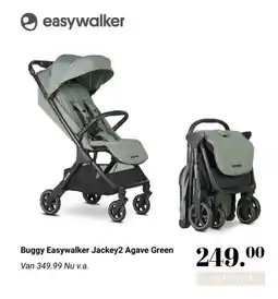Van Asten BabySuperstore Buggy Easywalker Jackey2 Agave Green aanbieding