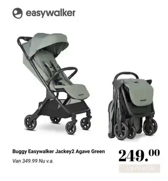 Van Asten BabySuperstore Buggy Easywalker Jackey2 Agave Green aanbieding