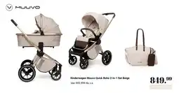 Van Asten BabySuperstore Kinderwagen Muuvo Quick Boho 2-in-1 Set Beige aanbieding