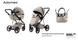 Van Asten BabySuperstore Kinderwagen Adamex Quantum Star Beige aanbieding
