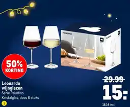 Makro Leonardo wijnglazen Serie Paladino aanbieding