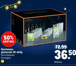 Makro Nachmann glazenset 18-delig aanbieding