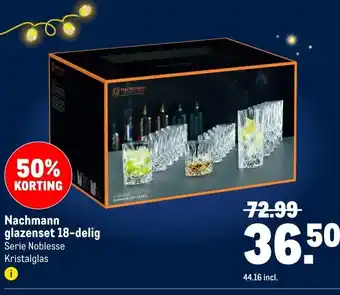 Makro Nachmann glazenset 18-delig aanbieding
