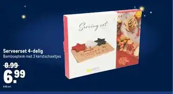 Makro Serveerset 4-delig aanbieding