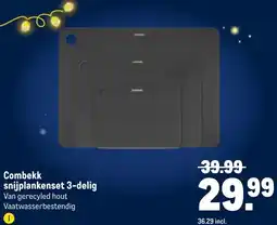 Makro Combekk snijplankenset 3-delig aanbieding