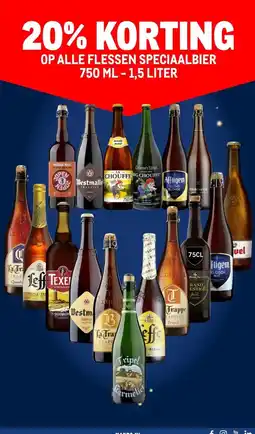 Makro ALLE FLESSEN SPECIAALBIER aanbieding
