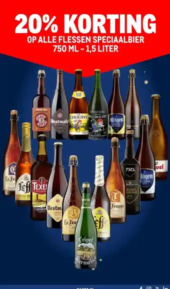 Makro ALLE FLESSEN SPECIAALBIER aanbieding