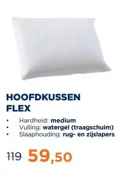 TotaalBED Hoofdkussen Flex | Watergel aanbieding