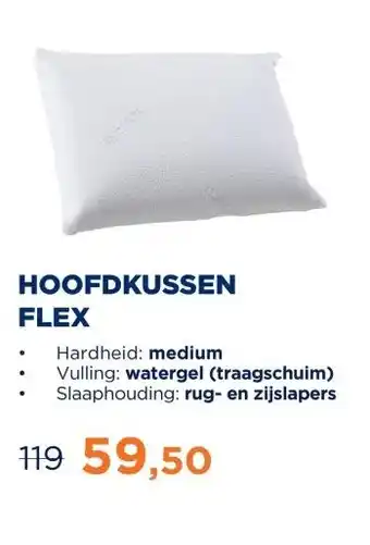 TotaalBED Hoofdkussen Flex | Watergel aanbieding