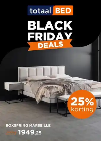 TotaalBED Boxspring Marseille aanbieding
