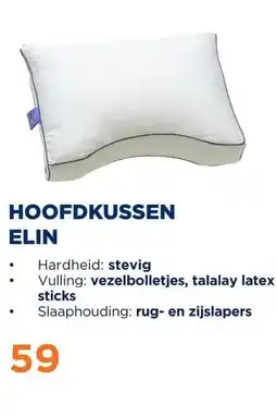 TotaalBED Hoofdkussen Elin | Vezelbolletjes aanbieding