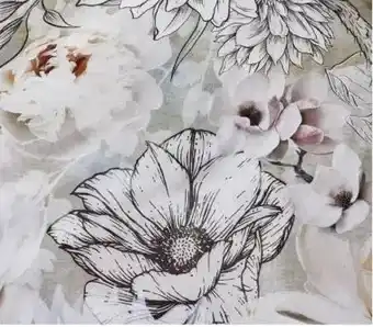 TotaalBED Dekbedovertrek Flourisch Sand aanbieding